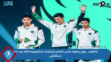فالكونز.. يتوج ببطولة كأس العالم للرياضات الإلكترونية 2025 بعد أداء استثنائي